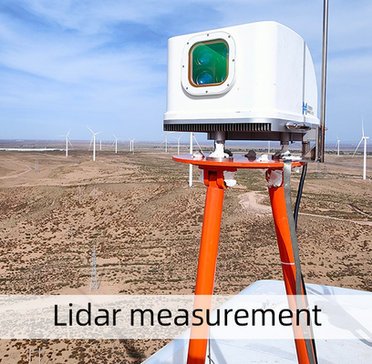 50m-200m/400m/750m Vektör Lidar Rüzgar Ölçümü Rüzgar Alanı Cihazı