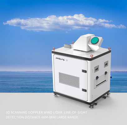 satın al 3d Tarama Doppler Rüzgar Hızı Lidar Görüş Hattı Algılama Mesafesi 4km-8km Geniş Menzil online manufacture