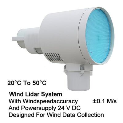 satın al 20°C İla 50°C Rüzgar Lidar Sistemi, Rüzgar Hızı Doğruluğu ±0,1 M/s ve Güç Kaynağı 24 V DC, Rüzgar Verisi Toplama İçin Tasarlanmıştır online manufacture