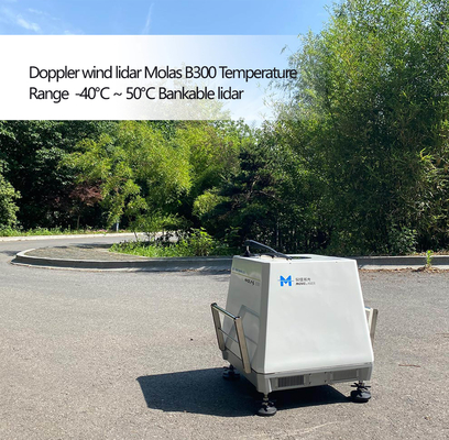 Bankable Doppler Wind Lidar Molas B300 Sıcaklık Aralığı -40℃ ~ 50℃